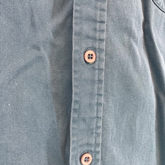 Penmans Short Sleeve Collared Button-Down Shirt Blue Men’s Size XL - Picture 6 of 11